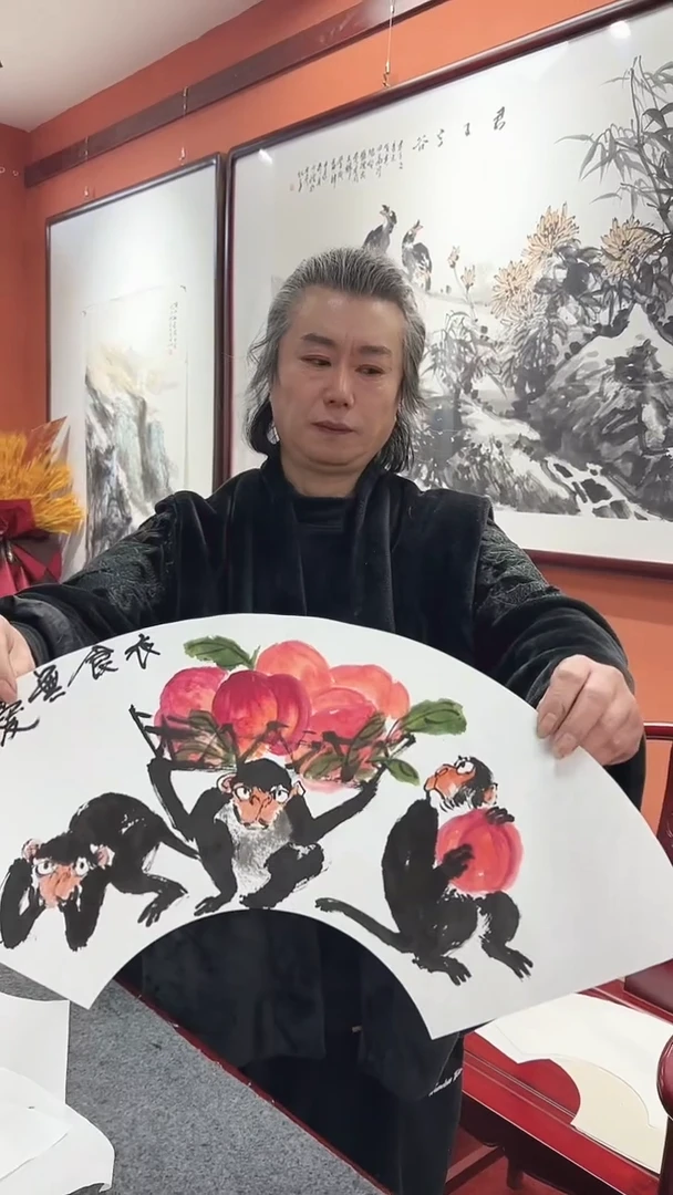 国画周大拙/国画/花鸟