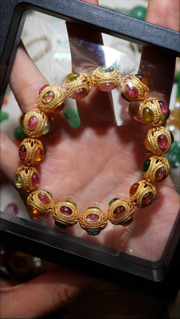 合金手串碧玺?****?碧玺手串