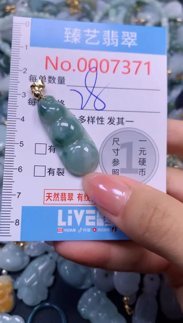 颈饰未镶嵌翡翠7371