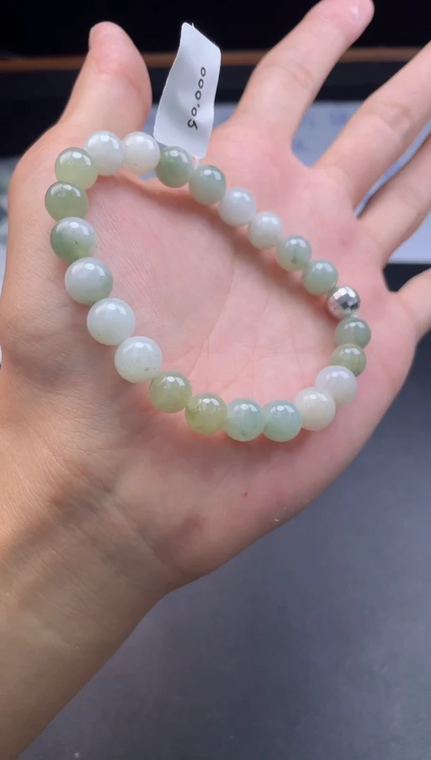 未镶嵌定制翡翠珠串卡8