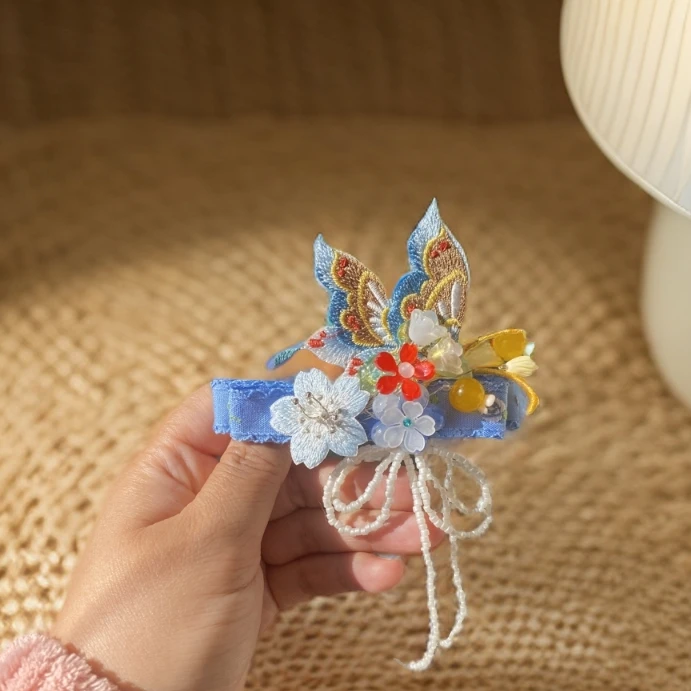 原创纯手工轻奢超仙发饰