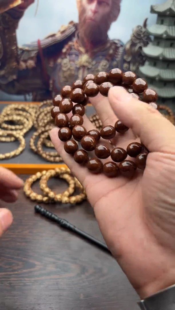 紫金鼠手串1号枣珠