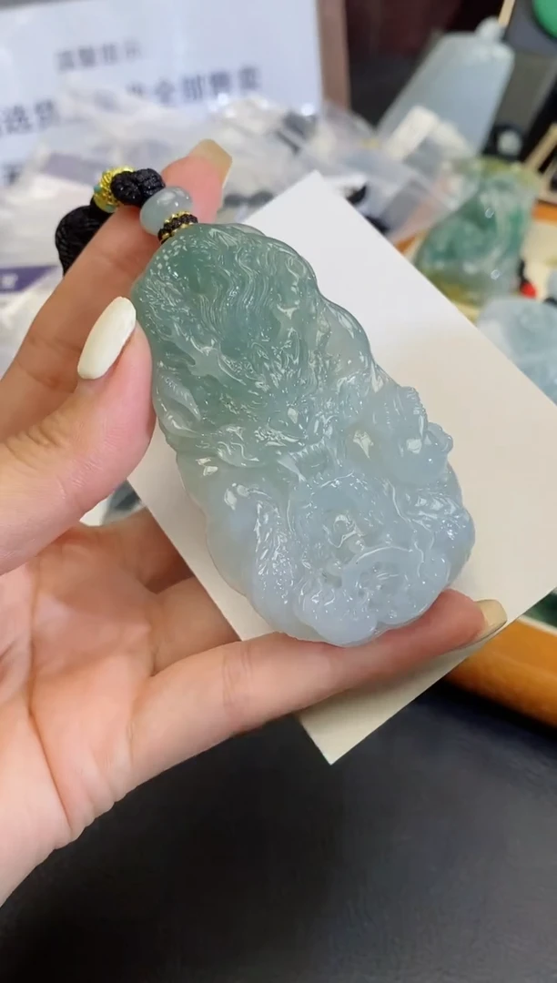 颈饰未镶嵌翡翠缅甸天然翡翠