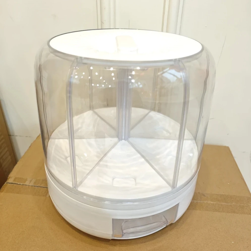 " 可旋转米桶家用厨房耐脏分隔密封防潮防虫 AL