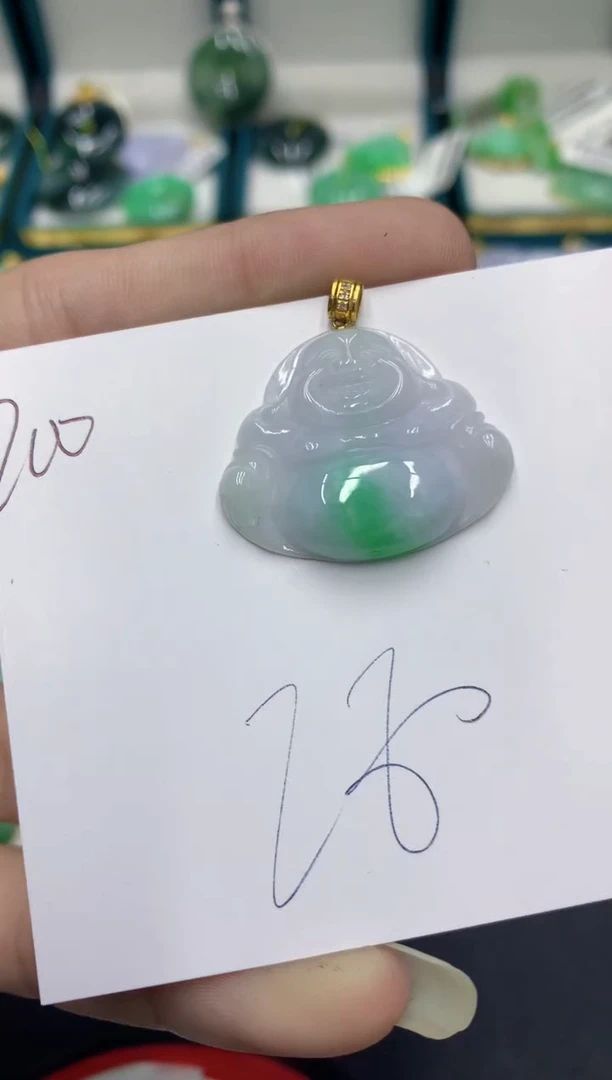 【闪购商品】翡翠颈饰18K金镶嵌翡翠