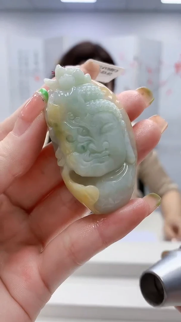 未镶嵌定制翡翠4829ry-毛货挂件93
