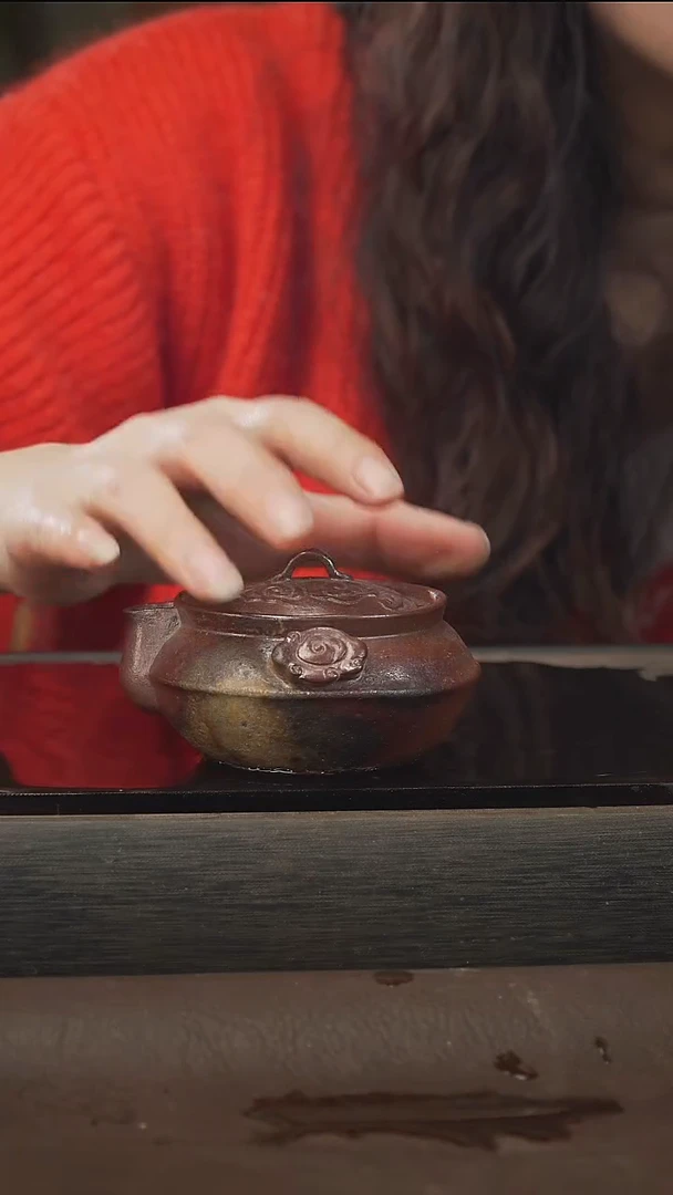 茶壶紫砂古****️柴烧紫砂壶
