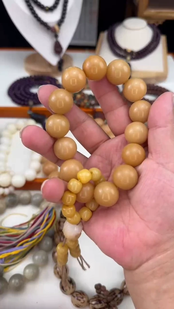 手串菩提根/象牙果微瑕大手持