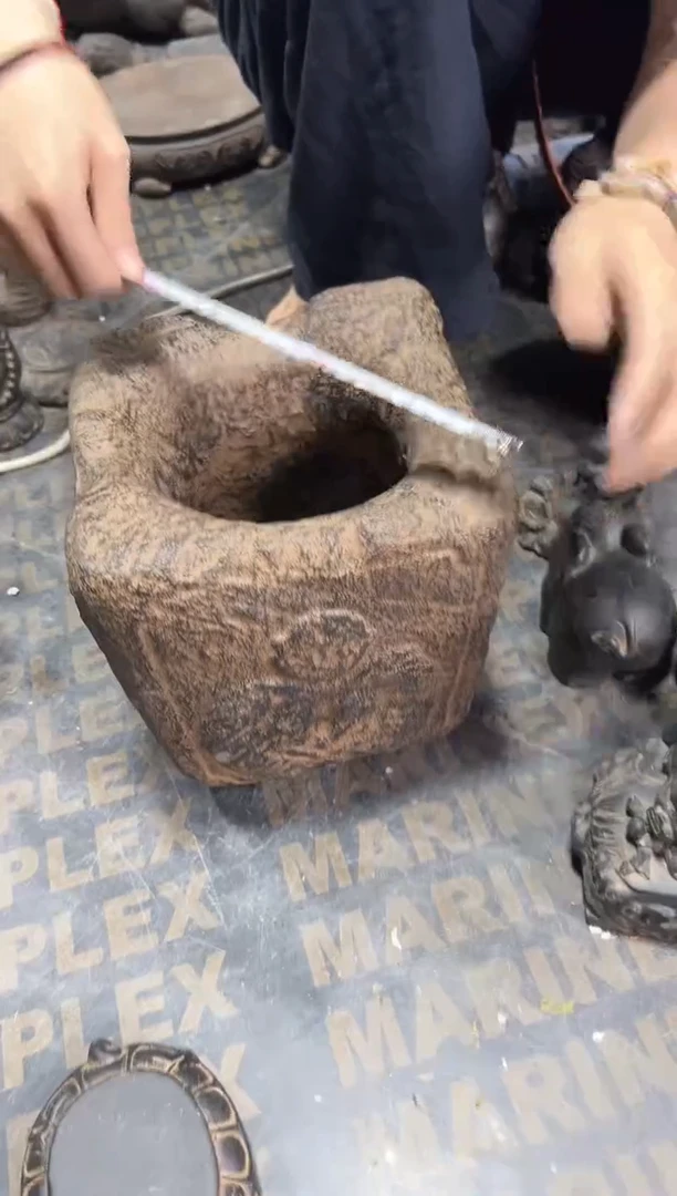 陶土【火山泥】大石臼盆