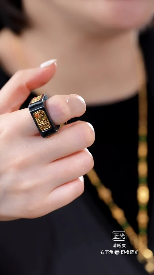 未镶嵌戒指红宝石戒指5 16圈口