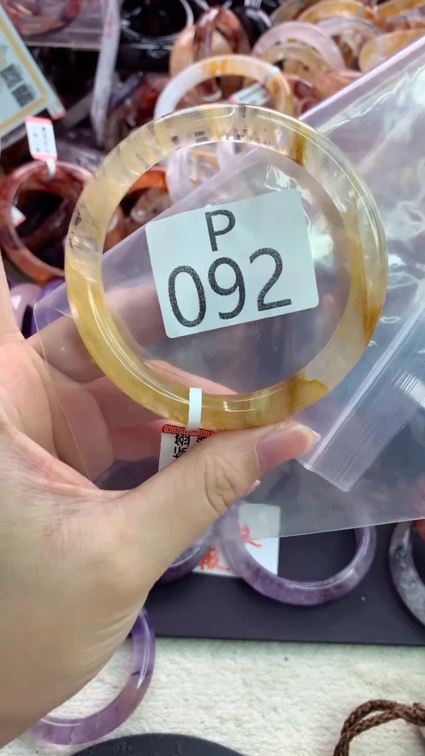 未镶嵌手镯水晶P092-61