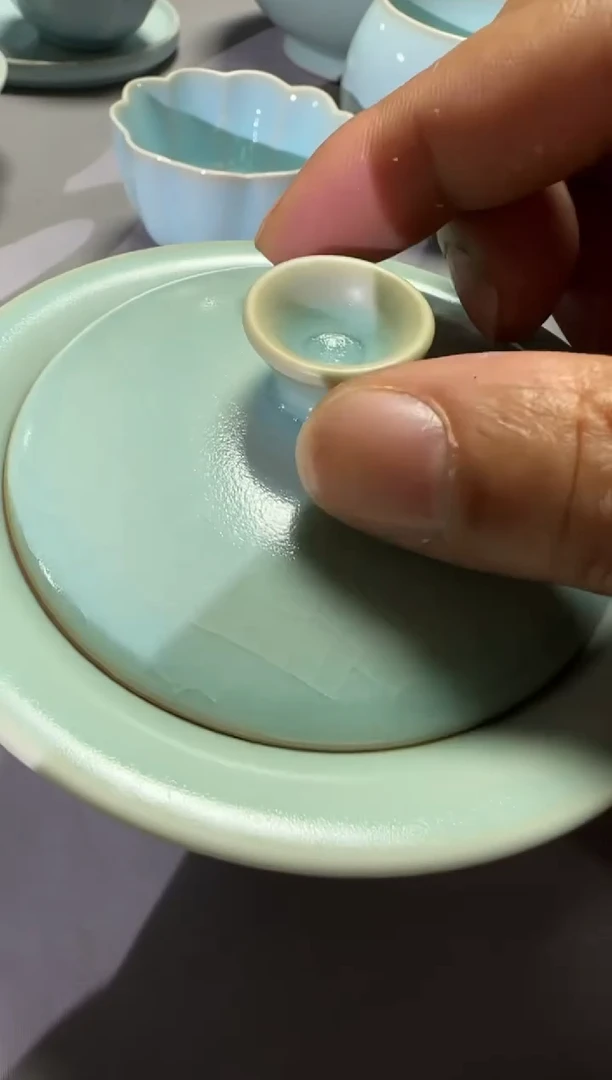 汝瓷平顶山汝瓷产品  仿古斗笠