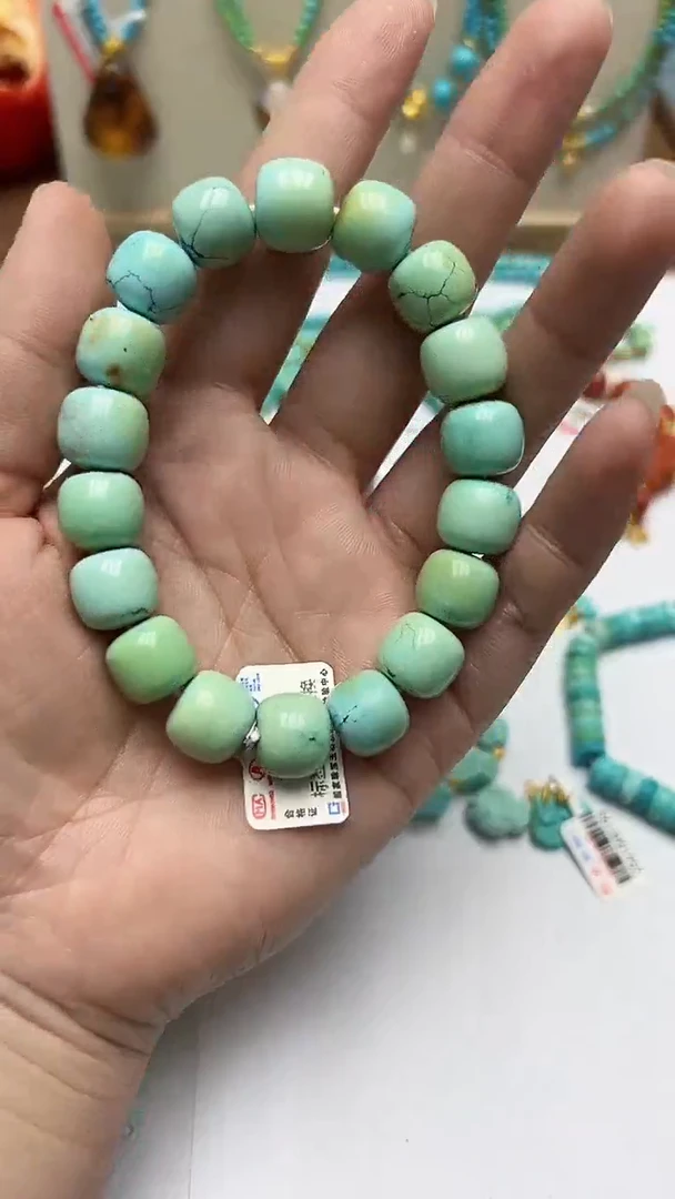 绿松石未镶嵌手链銀****?888