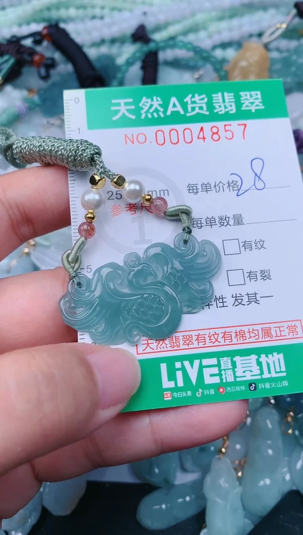 颈饰未镶嵌翡翠.0004857