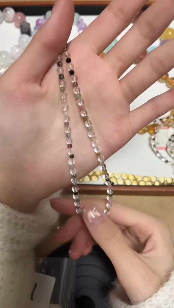 未镶嵌手链水晶14-58白水晶项链