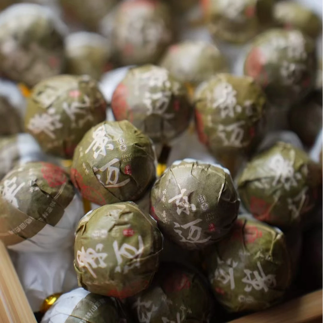 景迈白茶龙珠2024云南古树白茶（紧压茶）