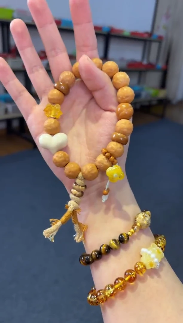 吊坠菩提根/象牙果  猴头砂糖橘【金屋藏娇】手持