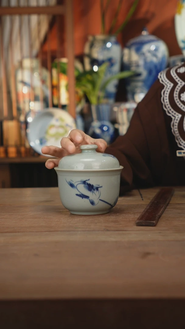 瓷片景德镇设计师釉下手绘陶瓷餐具