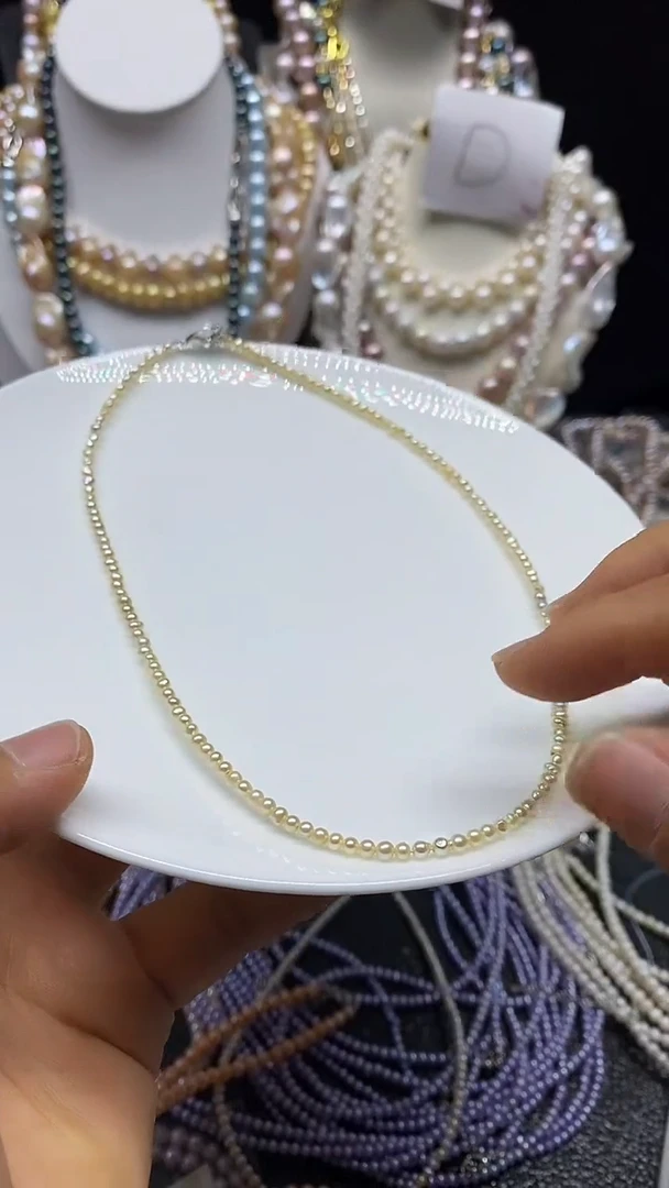 淡水珍珠未镶嵌颈饰多人
