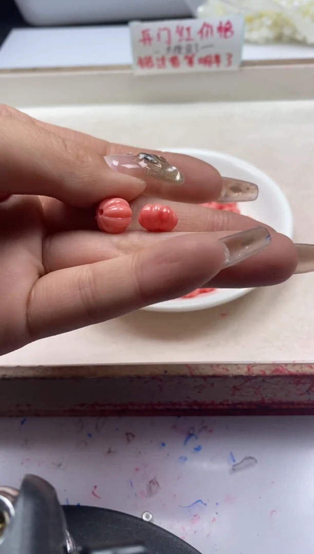 【闪购商品】拼合珍珠（马贝珠）颈饰未镶嵌x998女*王贝扁南瓜*6颗