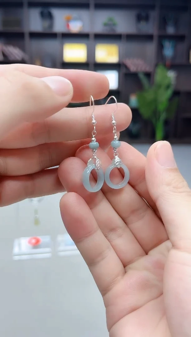 未镶嵌翡翠耳饰X39