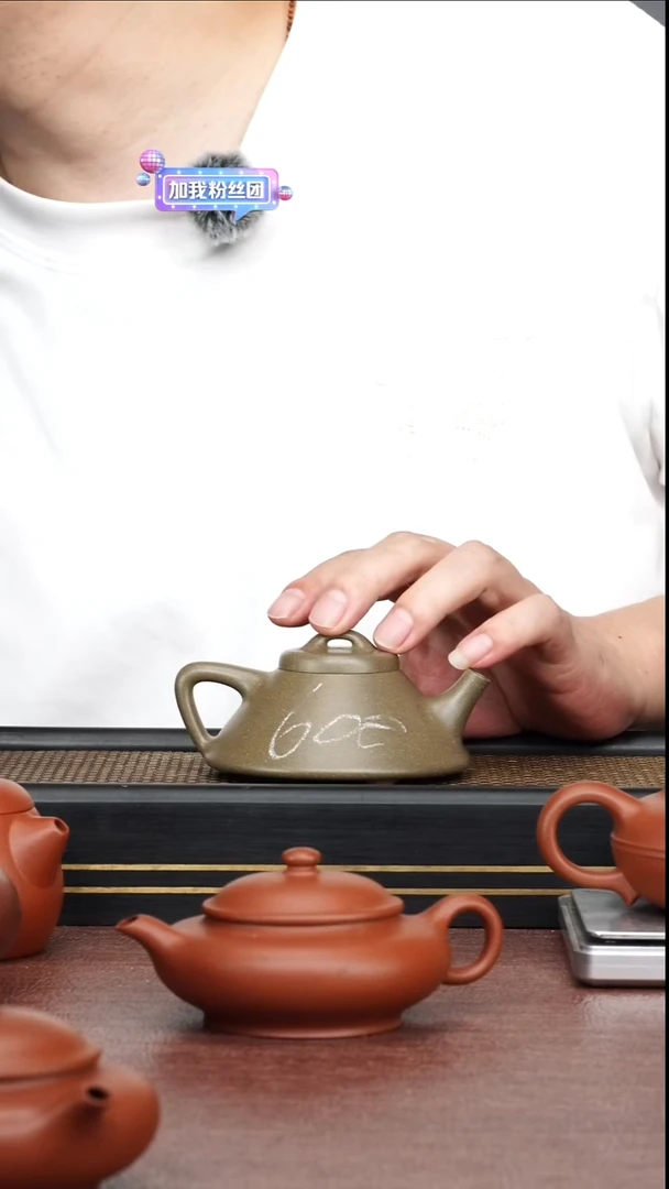 茶壶紫砂外*人宜兴紫砂壶半手工微瑕
