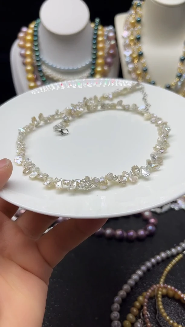 淡水珍珠未镶嵌颈饰多人