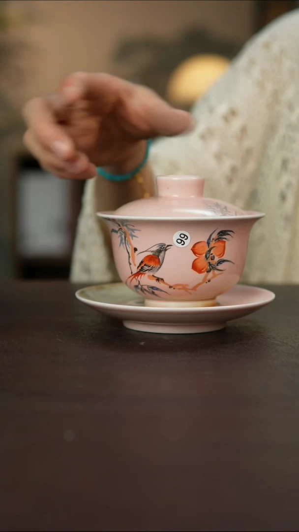 杯景德柴烧手作多人瑕疵