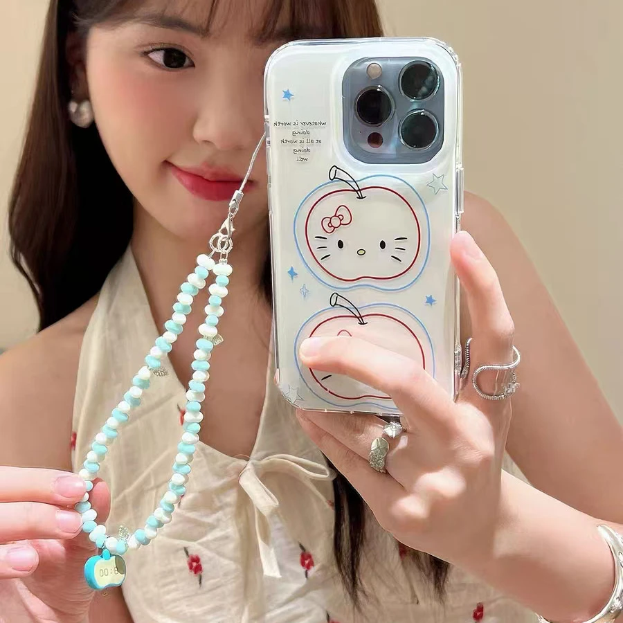 苹果凯蒂猫适用于苹果17/16promax手机壳VIVO华为OPPO小米15一加