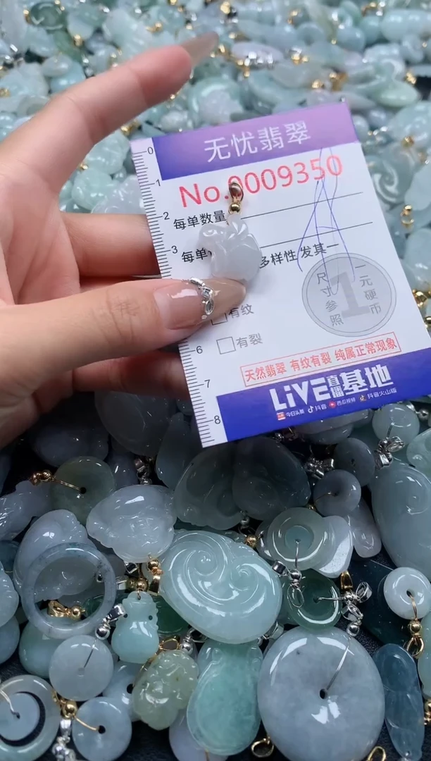 翡翠未镶嵌吊坠(不含链)9350