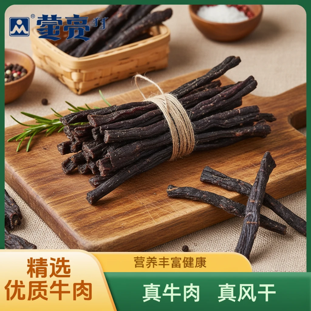 蒙亮蒙牧情风干牛肉干特色面馆超正宗十成晚上必备充饥零食瑶族