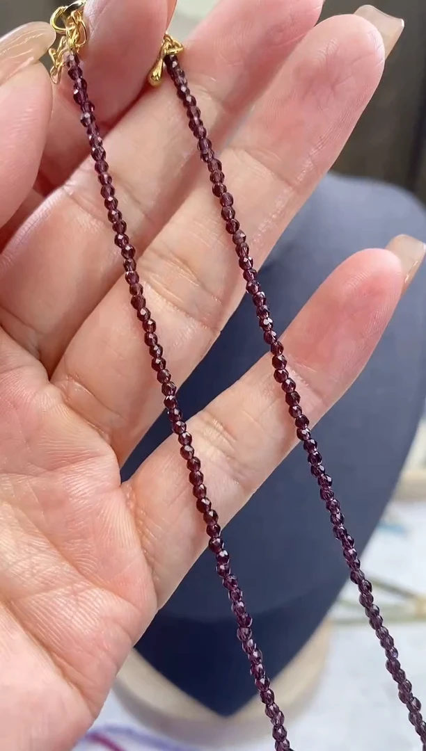 【闪购商品】尖晶石项链14K金镶嵌诗颜甄选珠宝SYZB19