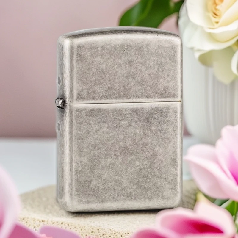 【老李鉴定】zippo打火机美版古银常规121FB/28973盔甲光板MBJ1