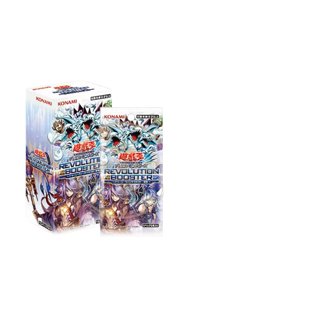【拆盒】游戏王卡牌 盲盒 RV01 决斗怪兽革命包 卡通魔女术破械原盒