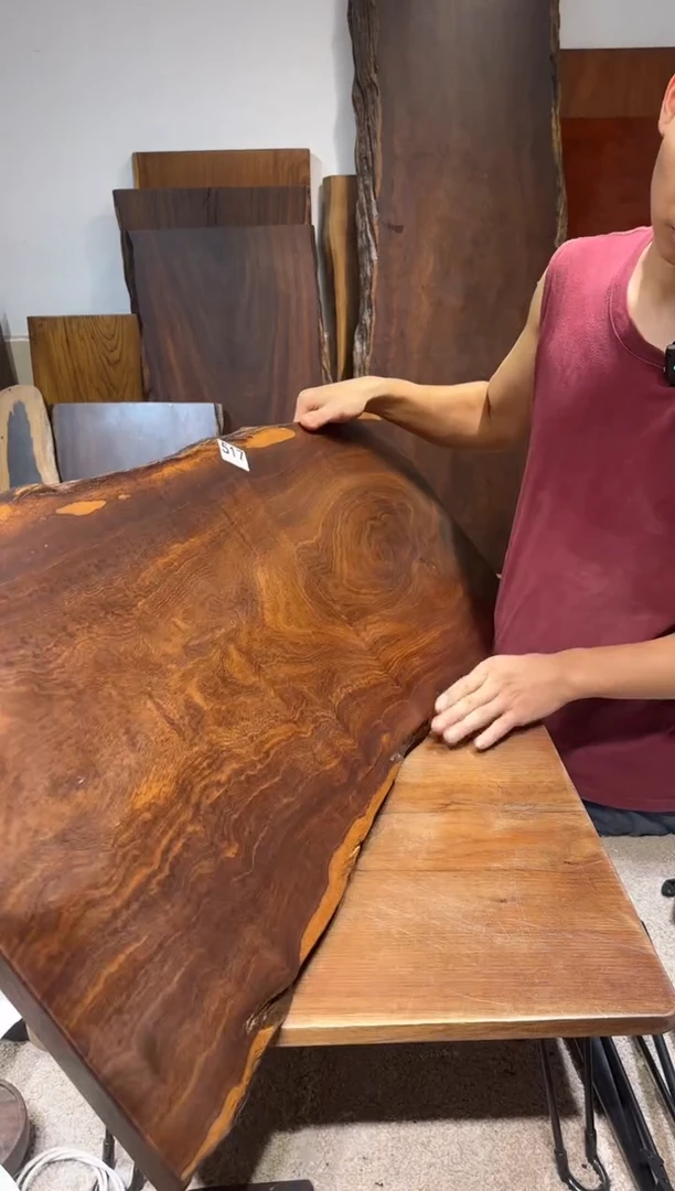 风车木（黑檀木）尺寸102*40*2.3编号517