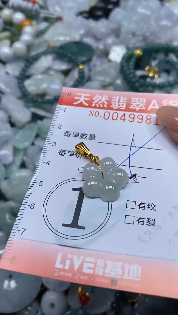 翡翠未镶嵌颈饰闪购0049981