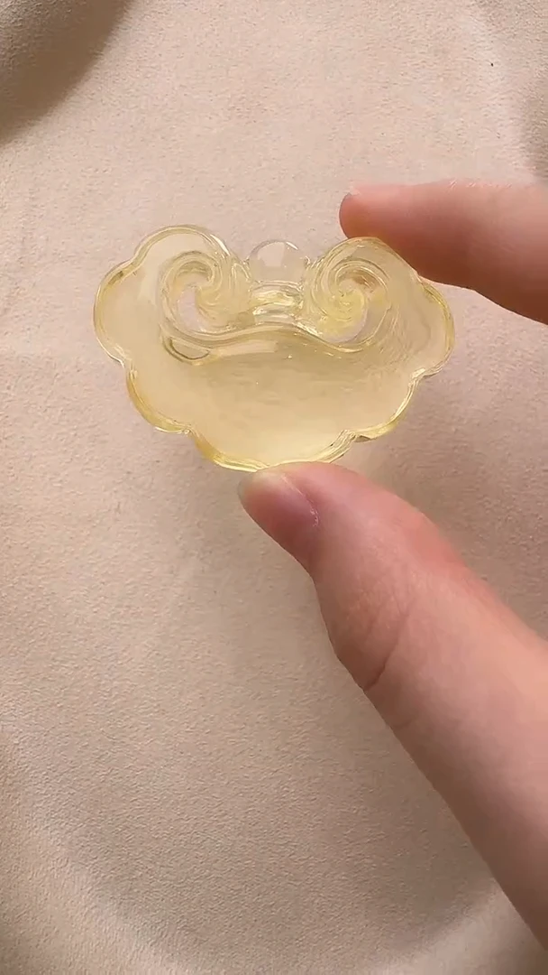 琥珀颈饰未镶嵌吊坠