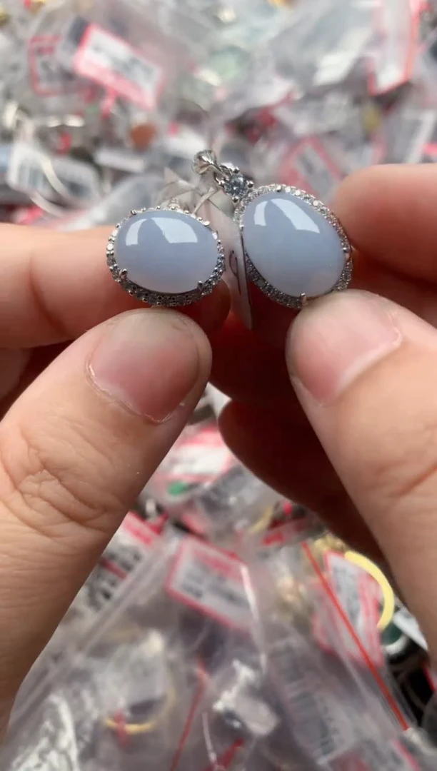 银S925镶嵌戒指翡翠1616    5