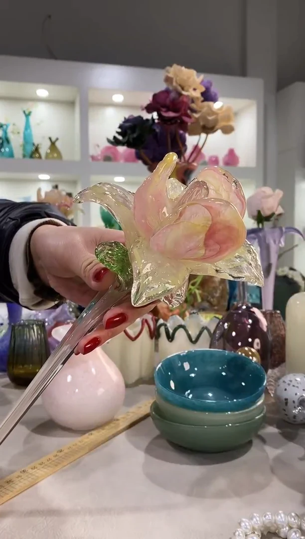 慕忆家手作琉璃花瓶