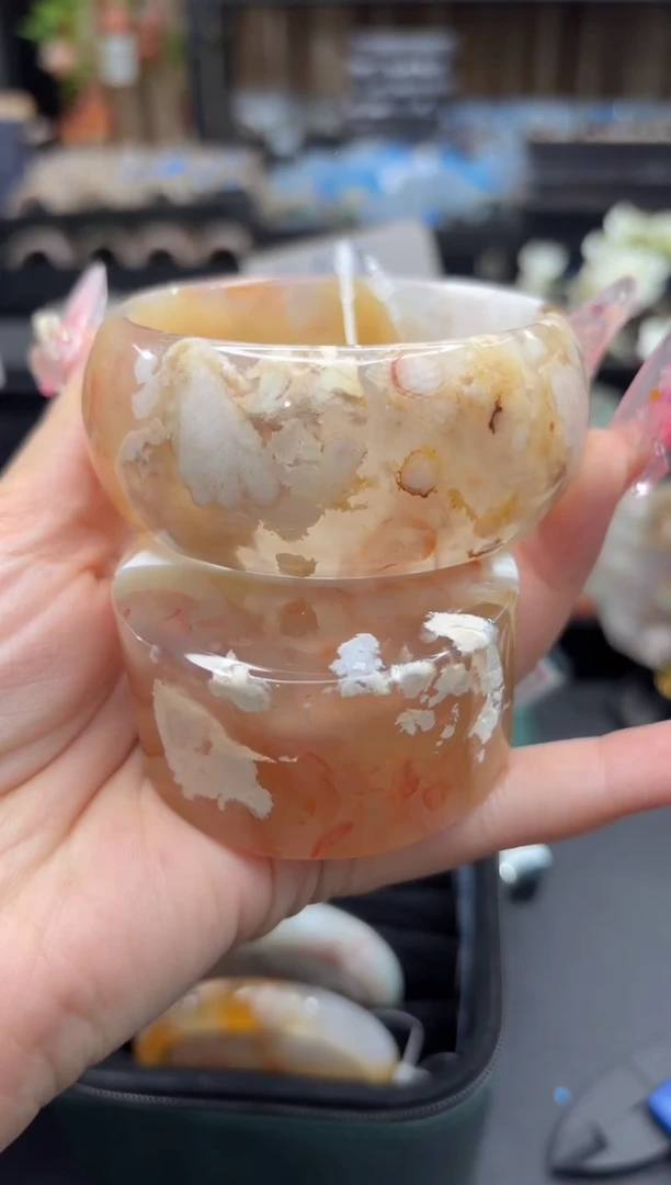 未镶嵌手镯石英质玉312(60圈赠送镯心)