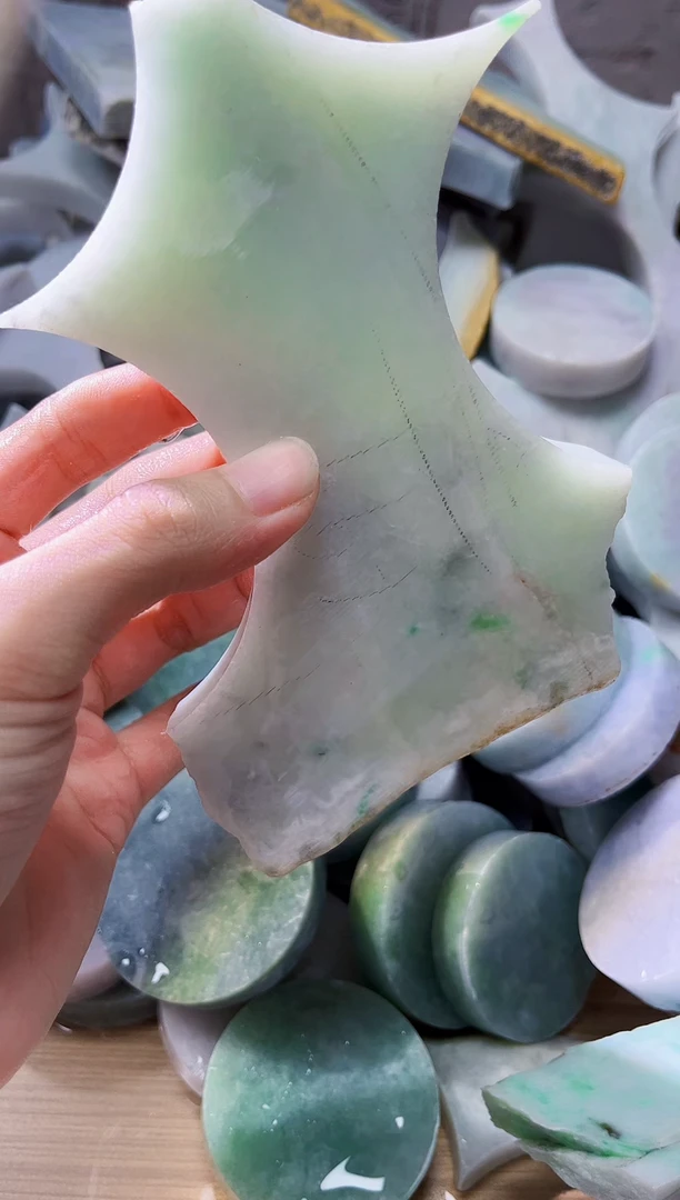 裸石翡翠翡翠a货正品玉石南陈650