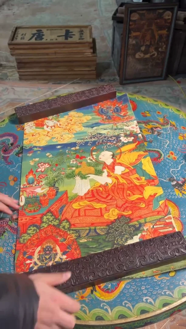 卷轴画卷轴画奥奥的唐卡