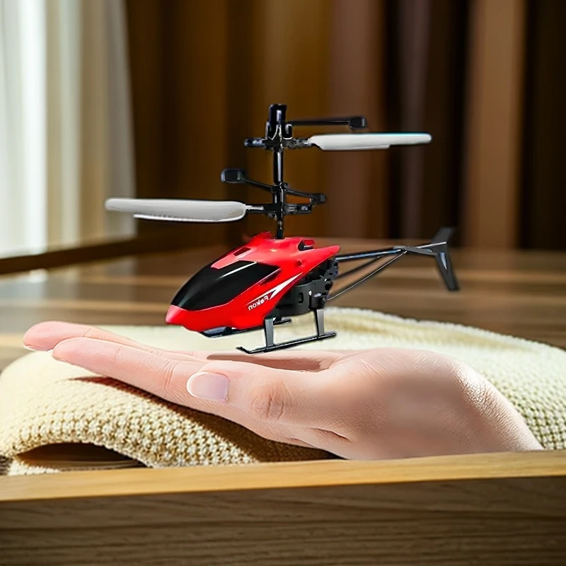 遥控飞机儿童迷你无人直升机耐摔男孩玩具飞行器航模型小学生感应