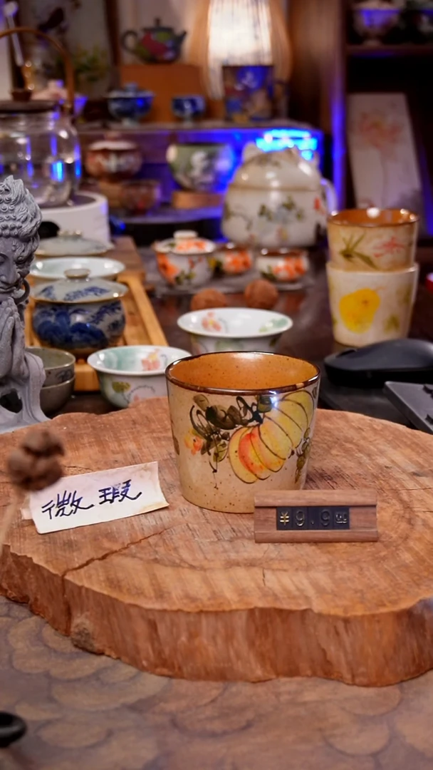 杯子南瓜手工手绘手工手绘
