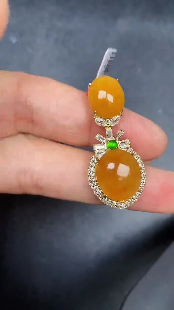 银S925镶嵌戒指翡翠3670