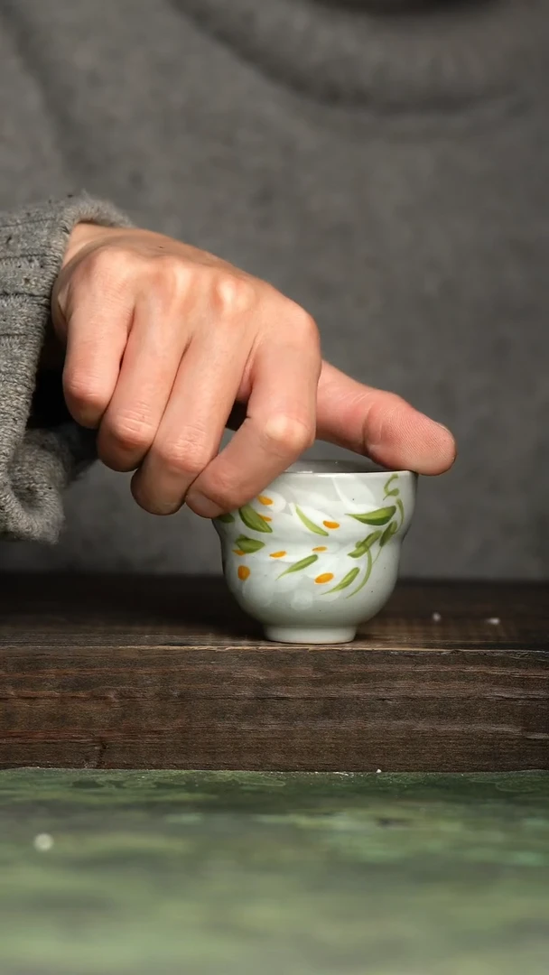 【闪购商品】杯青诗手工手绘瓷器