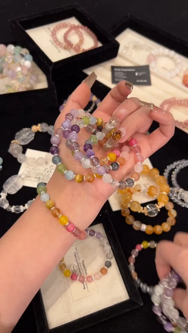 【闪购商品】水晶手链合金多宝手链x195