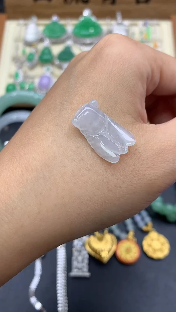 翡翠未镶嵌颈饰135-中国好珍宝