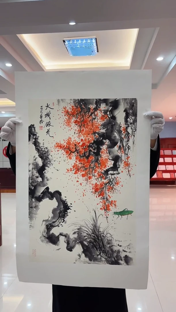 国画秦燕格国画手绘作品Y3