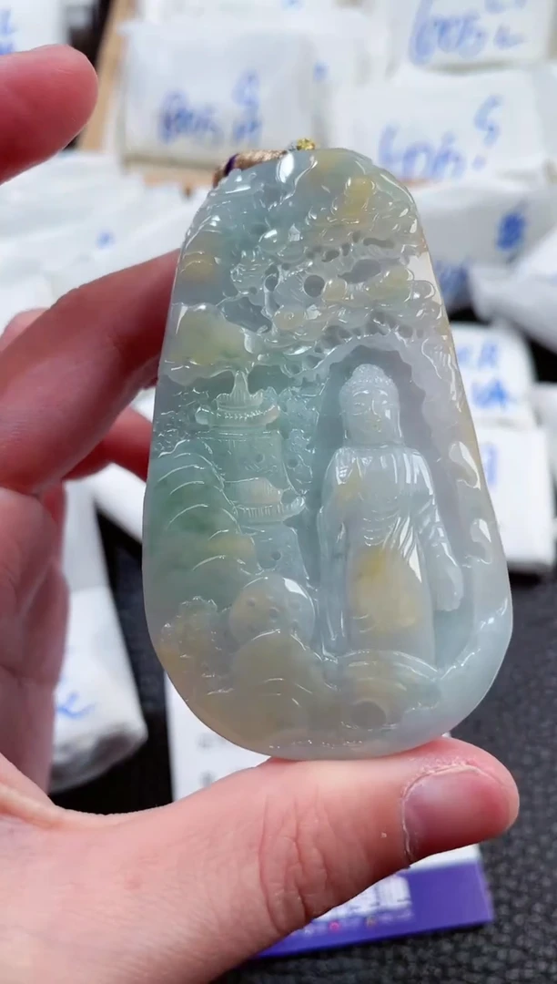 【闪购商品】翡翠颈饰未镶嵌00000323阿弥